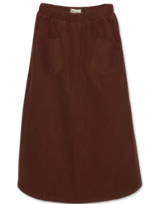 A-LINE SKIRT-Copper Cord