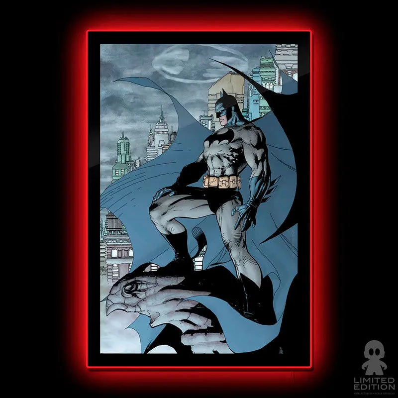 Brandlite Cuadro Led Batman #608 Jim Lee Cover Variant Batman By DC - Limited Edition