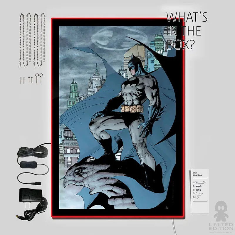 Brandlite Cuadro Led Batman #608 Jim Lee Cover Variant Batman By DC - Limited Edition