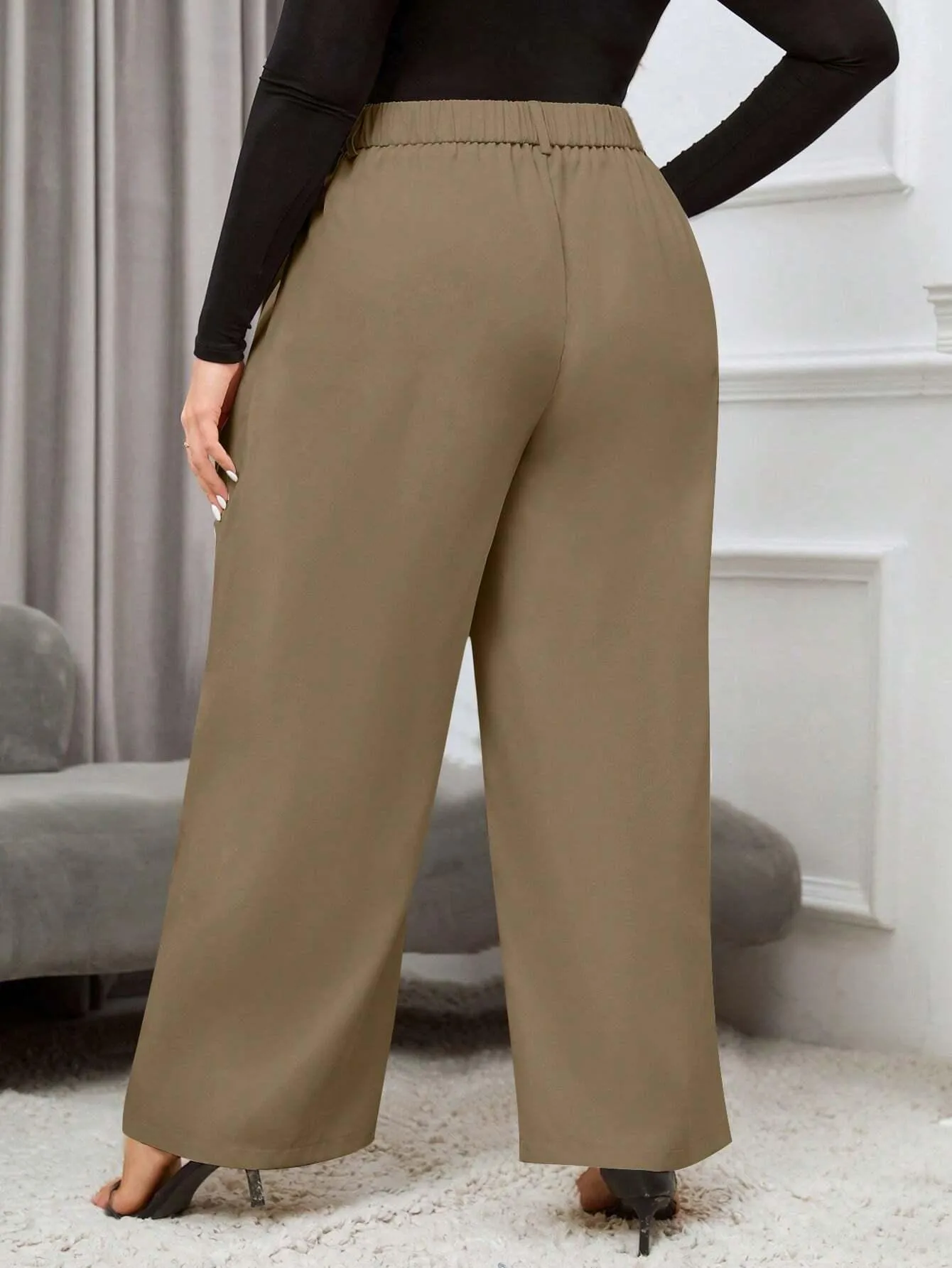 Calça Social Feminina Plus Size - Italia