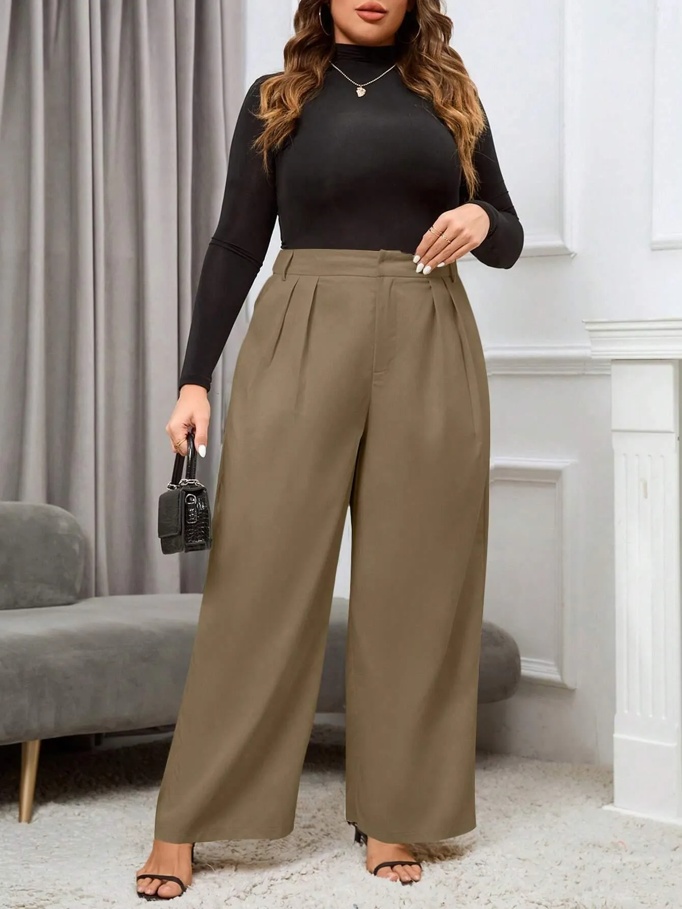 Calça Social Feminina Plus Size - Italia