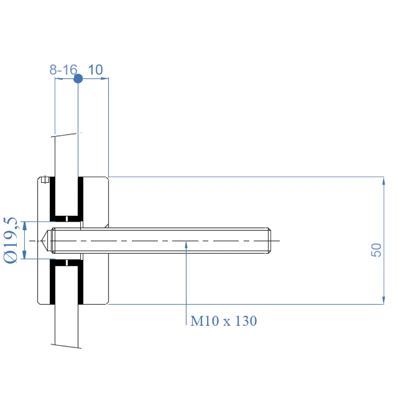 Inox® Glass Holder