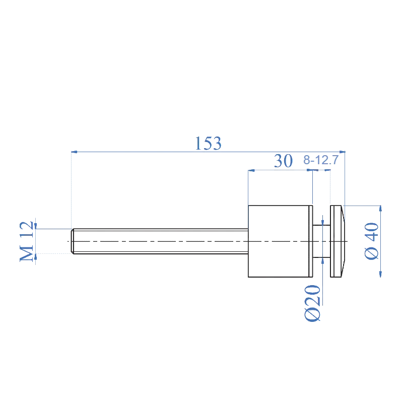 Inox® Round Glass Holder