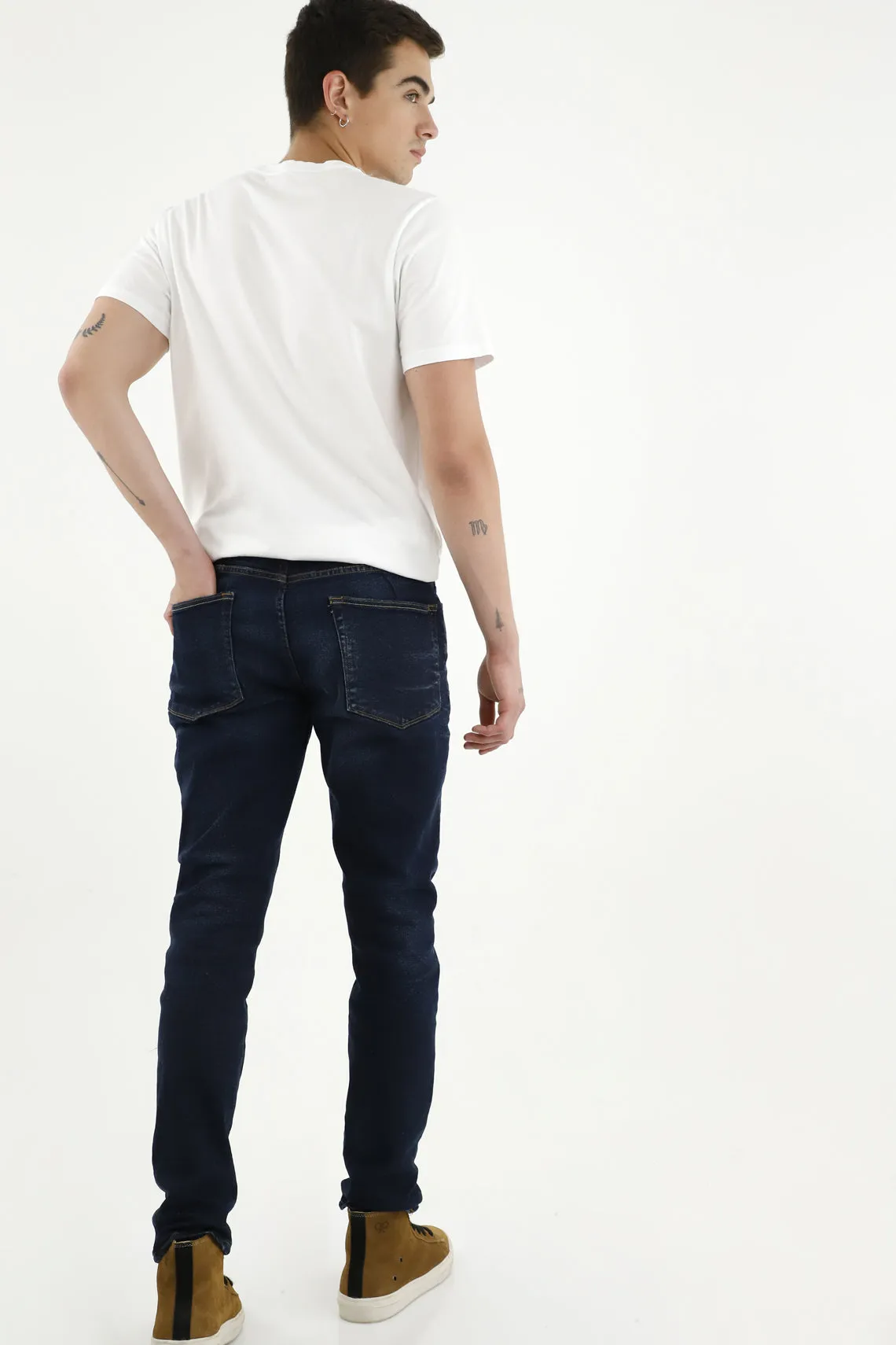 Jean azul Super Skinny para hombre