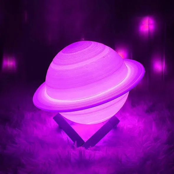 Luminária Saturno 3D