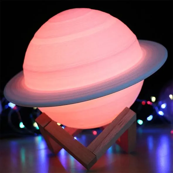 Luminária Saturno 3D