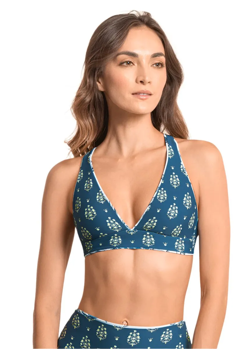 Maaji Calla Lily Enchant Fixed Halter Bikini Top