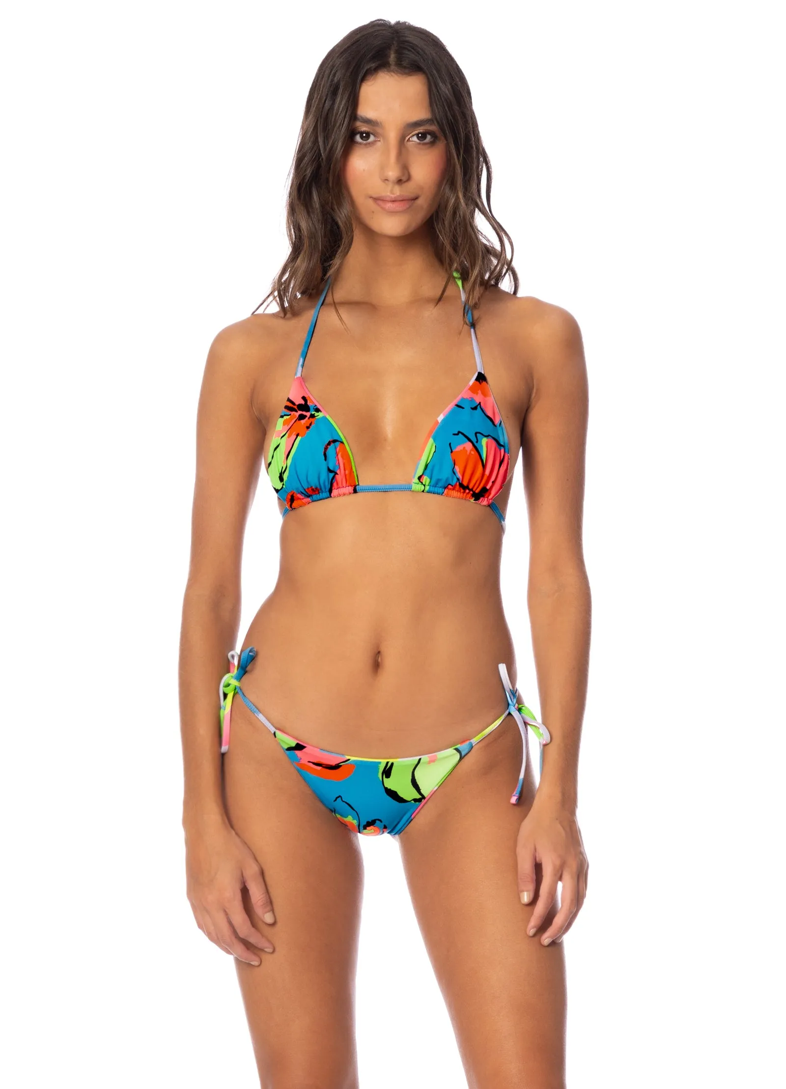 Maaji Jigsaw Balmy Sliding Triangle Bikini Top